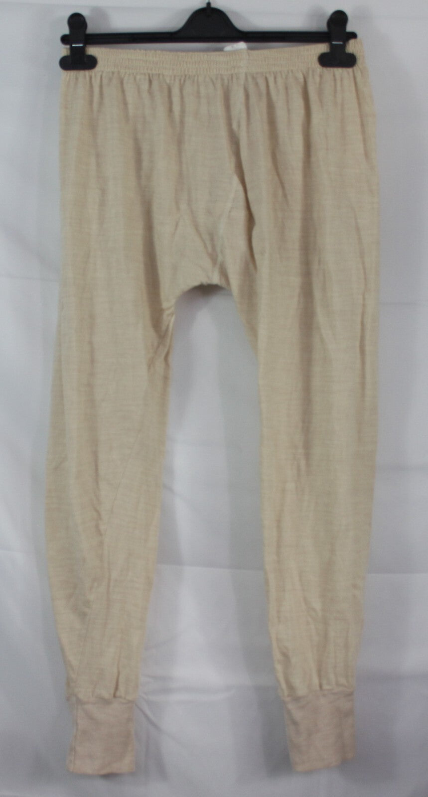Genuine Surplus Italian Woven Long Johns Cream Elasticated Waist