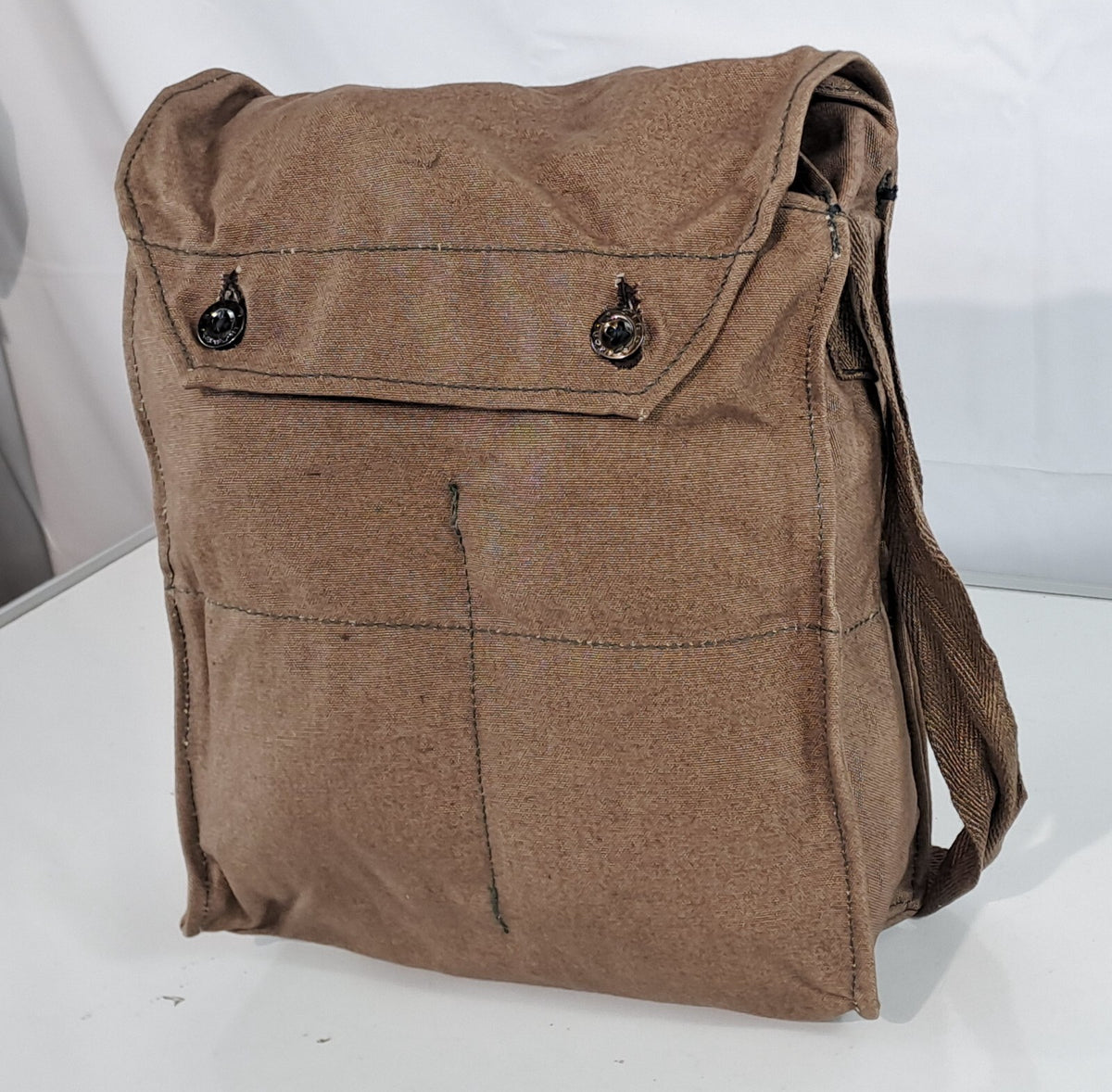 Genuine Surplus Bulgarian Side Bag Vintage Lightweight Canvas Brown (3015)