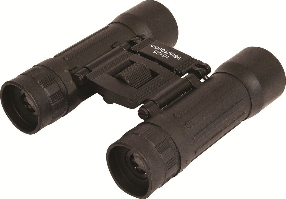 Highlander Cotswold Black 10 x 25 Binoculars, Binos, Birdwatching, Walking