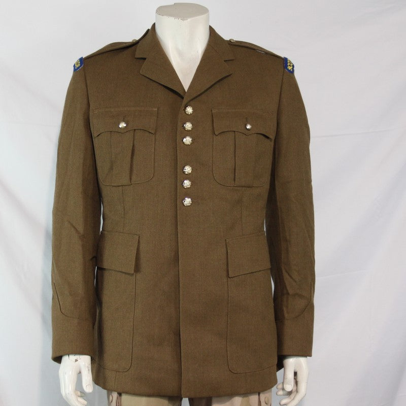 Genuine Surplus British Army Guards Dress Uniform Jacket Tan 40" Chest (3558)