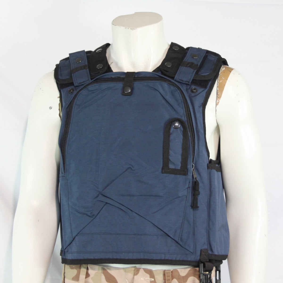 British Military Civilian Body Armour Cover Vest Blue Genuine Surplus 44" (3981)
