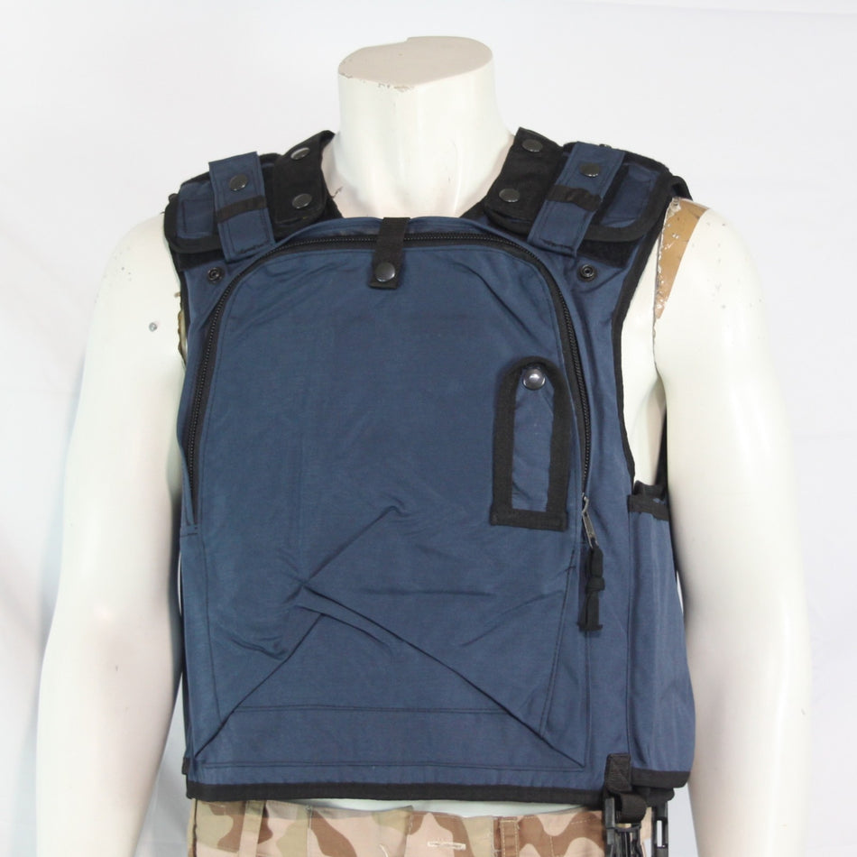 British Military Civilian Body Armour Cover Vest Blue Genuine Surplus 44" (3981)