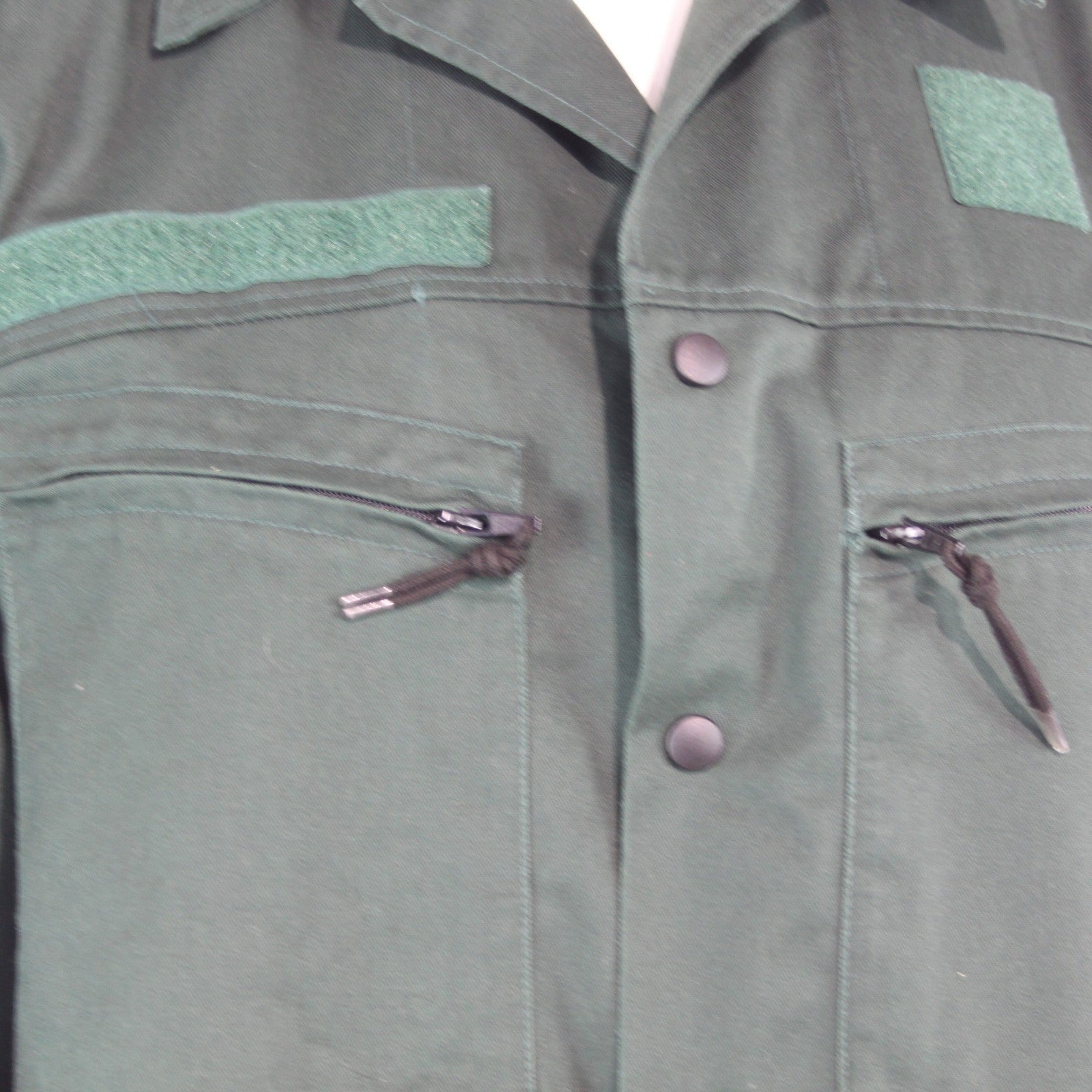 Dutch Army Military Work Shirt Green Heavyweight Genuine Surplus 40" (4131
