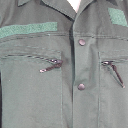 Dutch Army Military Work Shirt Green Heavyweight Genuine Surplus 40" (4131