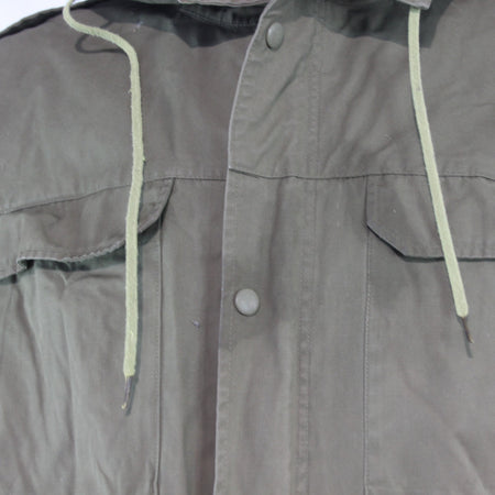 Vintage German Army Windproof Parka Genuine Surplus Water Resistant Olive (3621