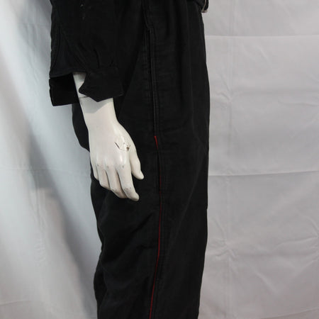 1950's Dutch Army Genuine Surplus Black Vintage Coverall Moleskin 40-42" (3499)