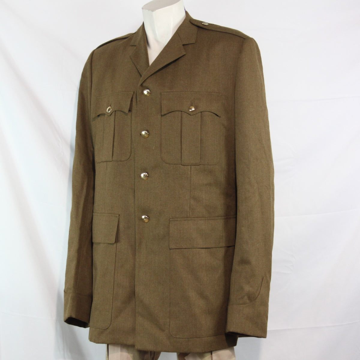 Genuine Surplus British Army Dress Uniform Jacket Tan 46" Chest XXL  (3588)