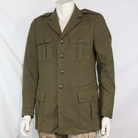 Genuine Surplus Italian Army Formal Dress Jacket Khaki Olive 38" Chest (3486)