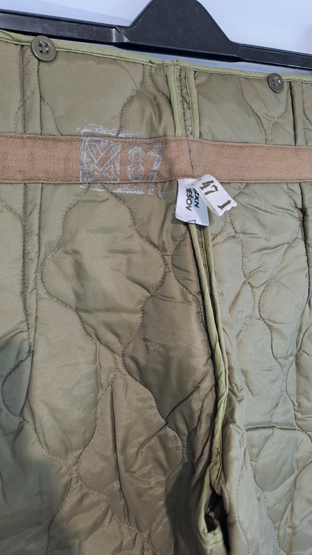 Genuine Surplus Czech Army Quilted Over-Trouser Liners Padded Thermal (3002)