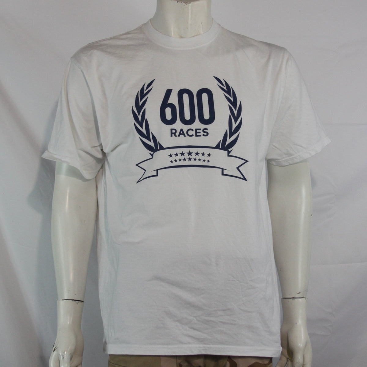 Formula 1 600 Races Official Merchandise T-Shirt White Cotton Grade 2 (3613)