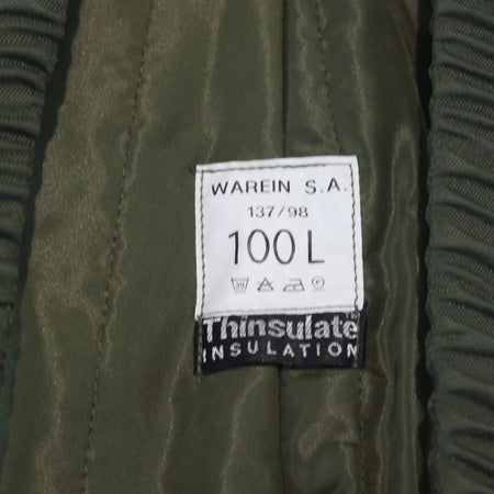 French Army Bib and Brace Salopettes Padded Over-trousers Thinsulate Olive(3851)