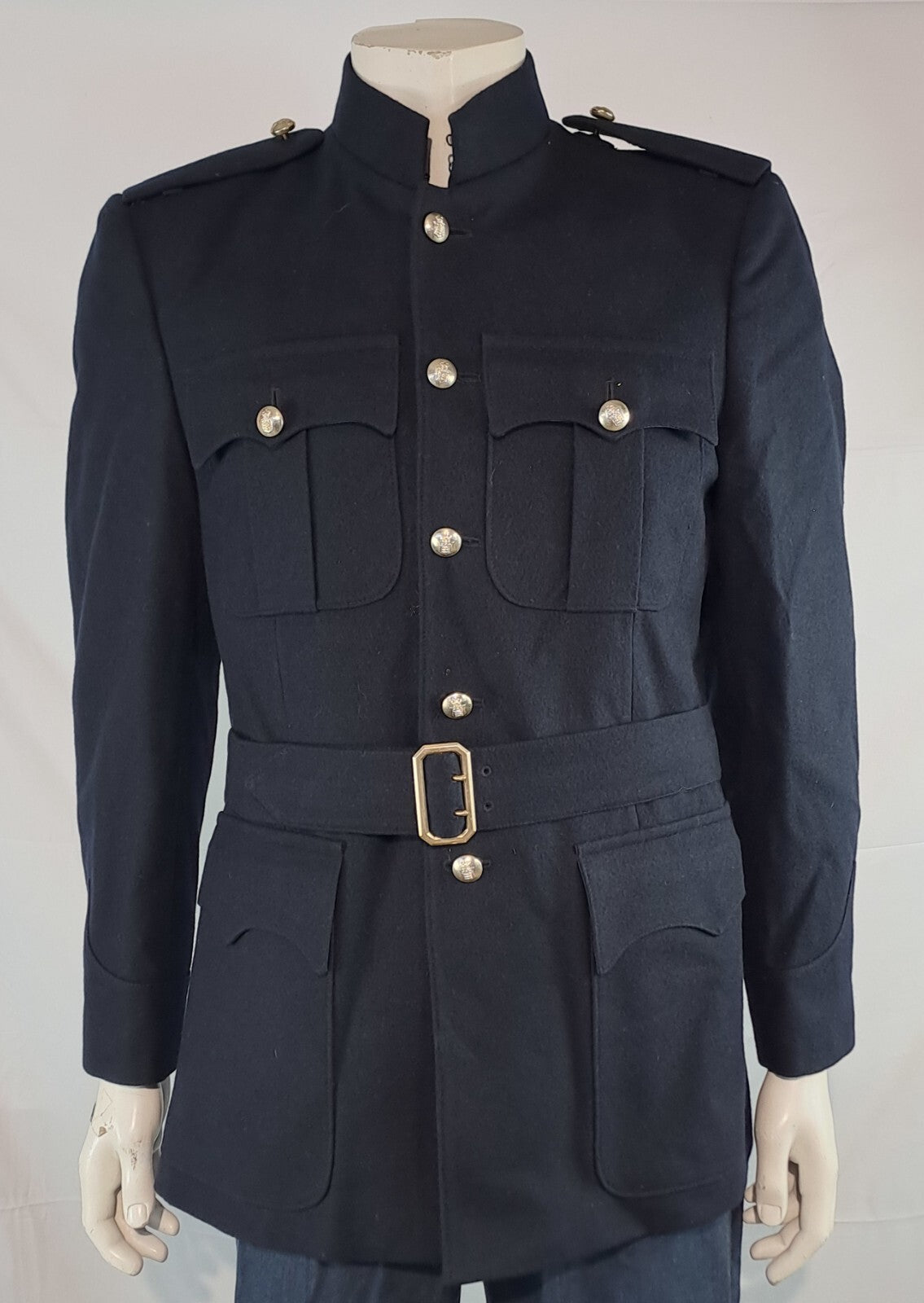 Genuine Surplus British Army Vintage Navy Dress Jacket 40" (2608)