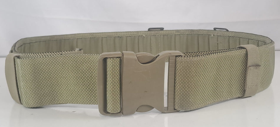 NEWGenuine Surplus British Forces Light Olive Webbing Belt Plastic Buckle (2433)
