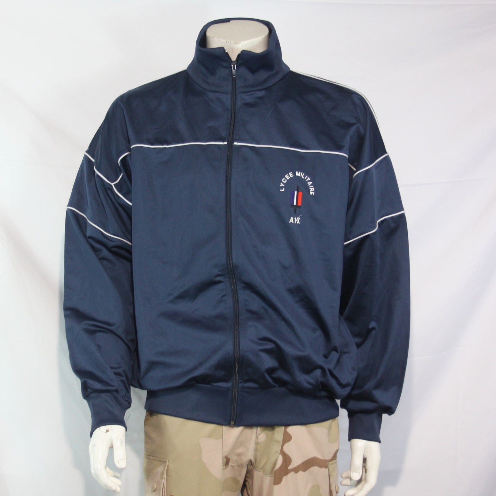 Tracksuit Top French Military College Jacket Genuine Surplus Army 44-46" (3901)