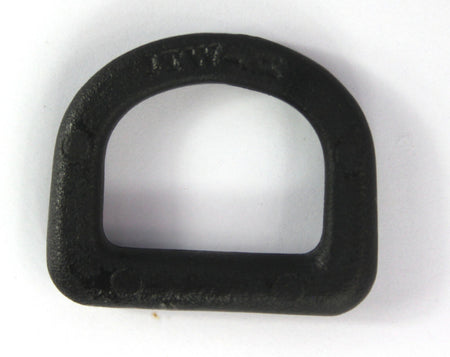 D-Rings Dees Buckles Black Tan Plastic Loops Rucksacks Replacement All Sizes