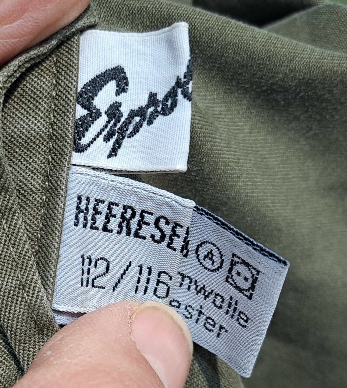 Genuine Surplus  Austrian Army M65 Style Lightweight Jacket Unlined 36-38" (1823