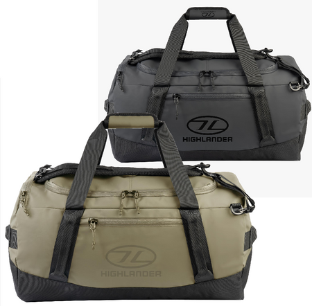 Highlander Hauler Duffle Bag Holdall  65 Litre  Strong Durable Water Resistant