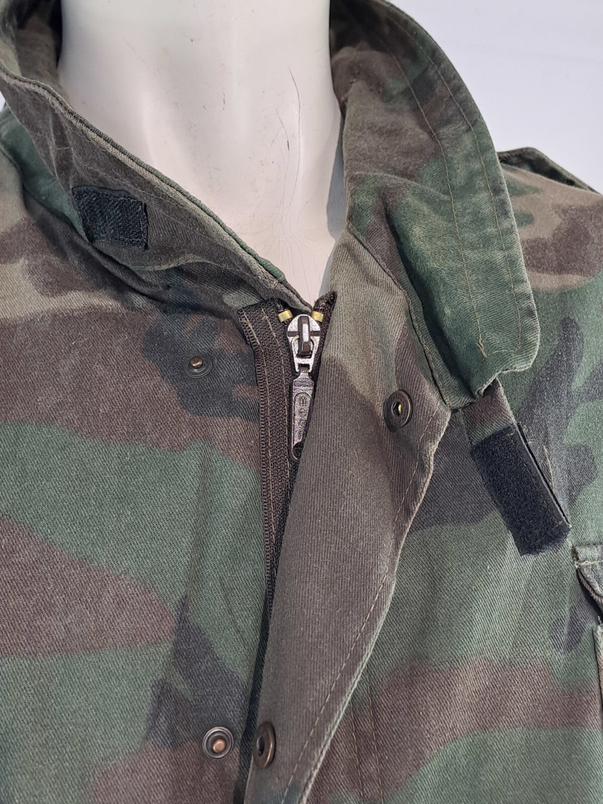 Genuine Surplus Croatian Police M65 Padded Jacket Woodland Camouflage 46-48 2382