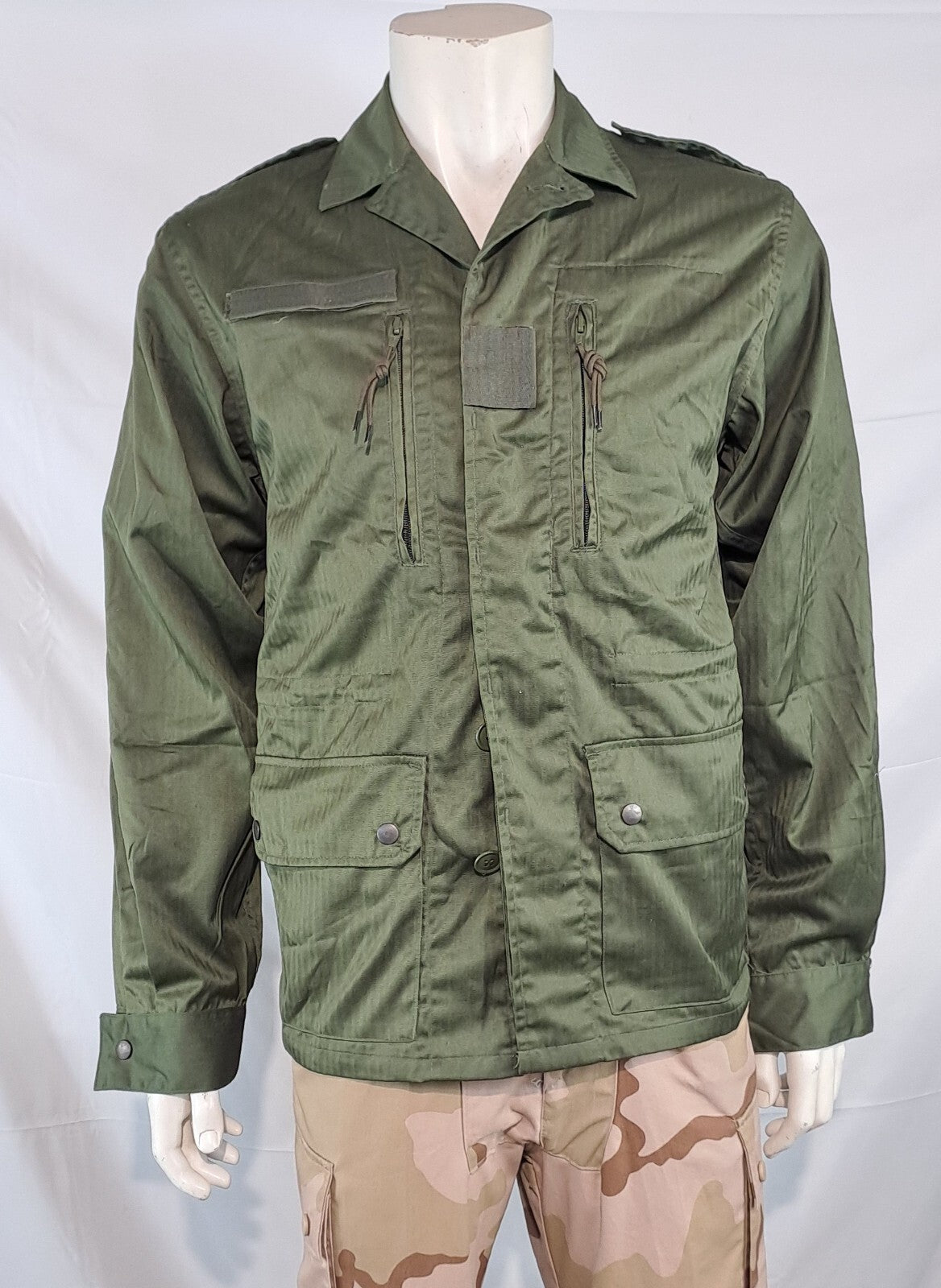 Genuine Surplus French Army Lightweight Combat Jacket Olive Green (3074)