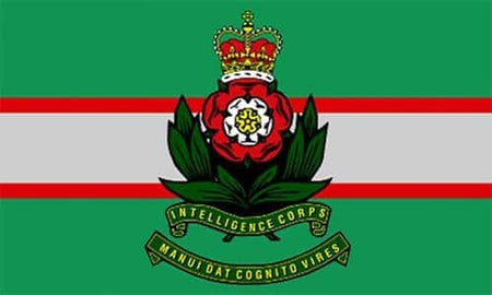 British Army Intelligence Corps Printed Polyester Flag 5'x3'