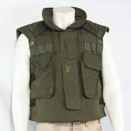 Austrian Military Body Armour Cover with Kevlar Genuine Surplus Olive 44" 3977