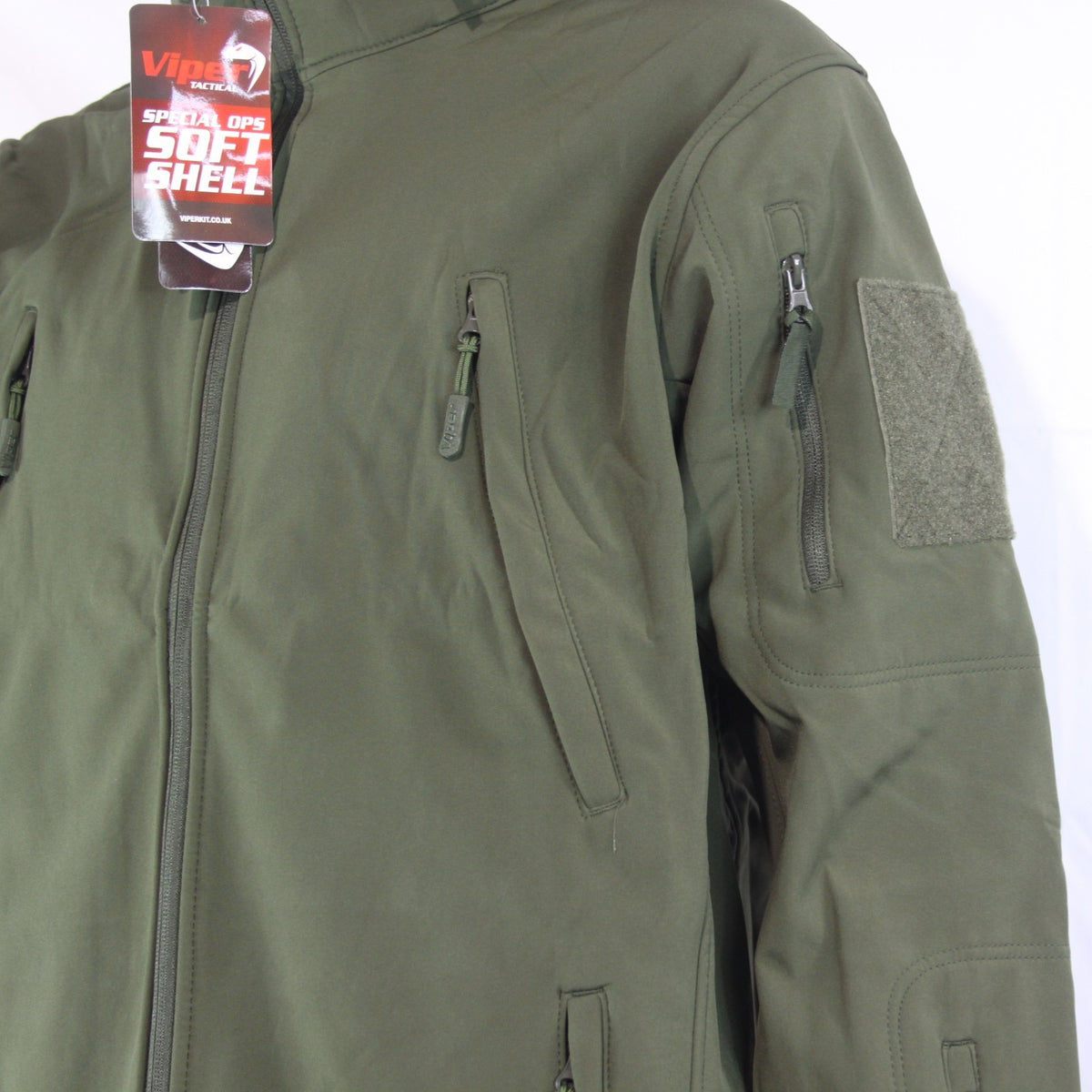 Viper Special Ops Softshell Olive Green Tactical Midweight Jacket (3749)