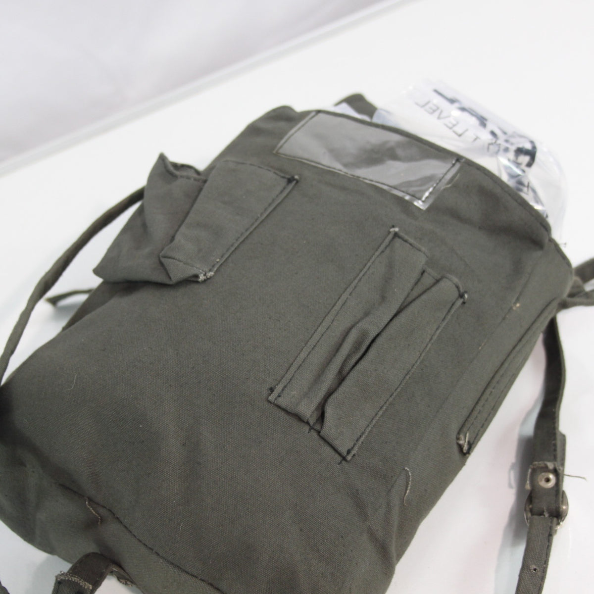 Genuine Surplus Bulgarian Side bag Small Map Carrier Maybe Canvas Green/grey3411