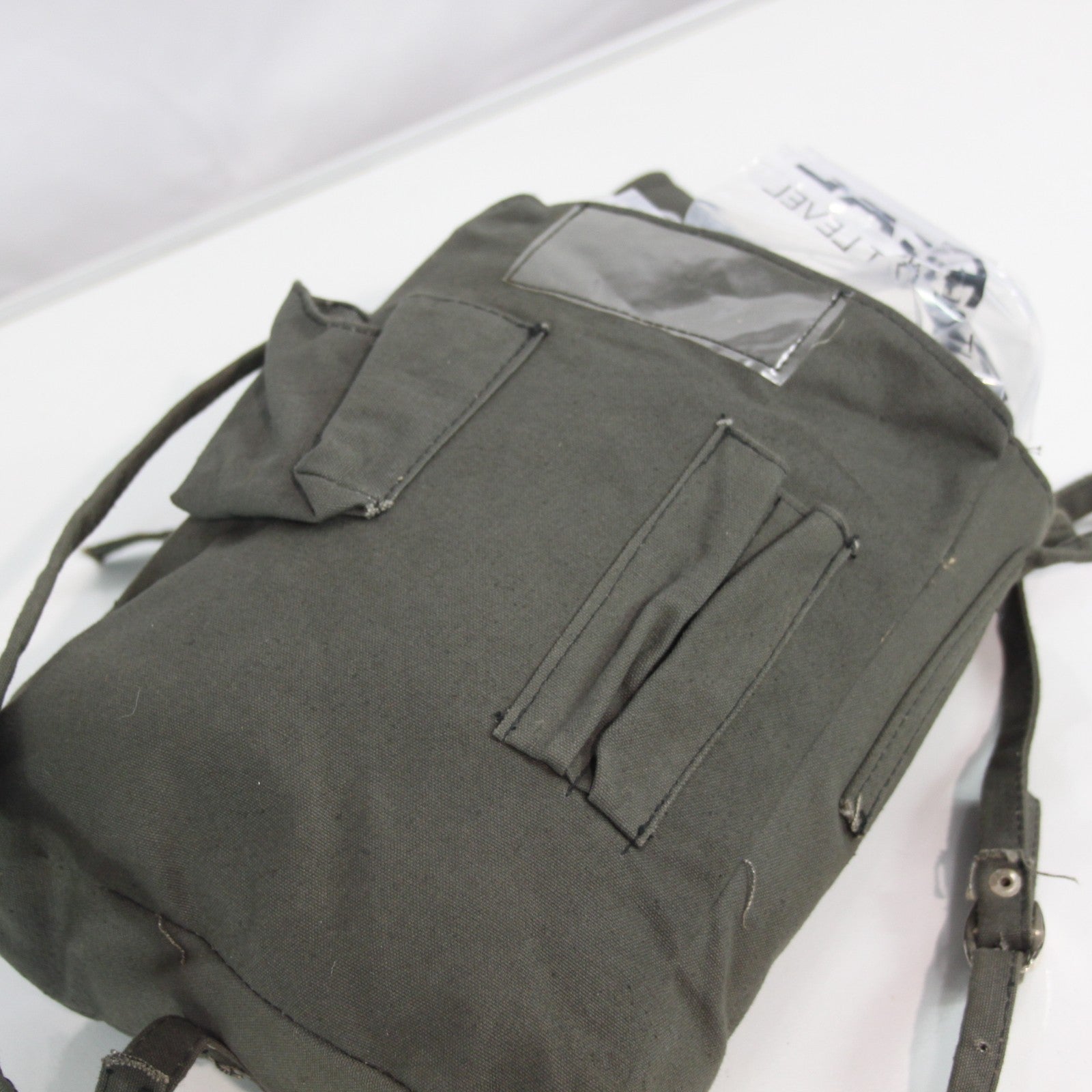 Genuine Surplus Bulgarian Side bag Small Map Carrier Maybe Canvas Green/grey3411