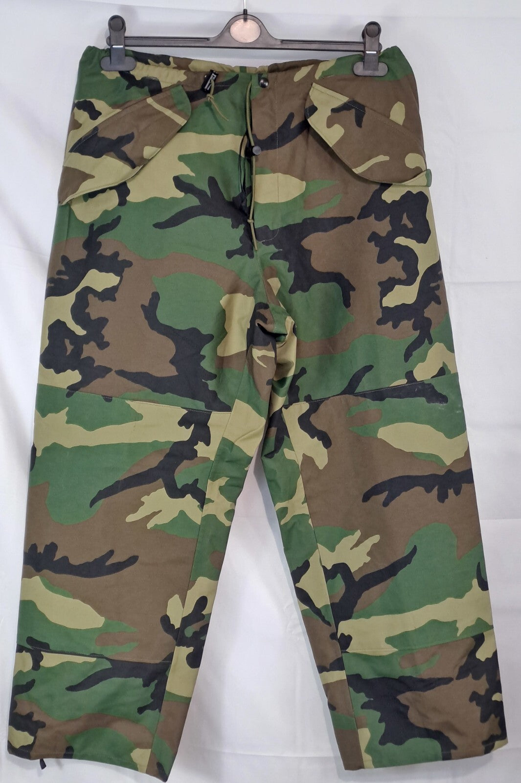 Genuine Surplus USAF Waterproof breathable Over-trousers Woodland Camo (1917)