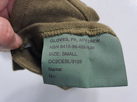 Genuine Surplus British Army Airforce AFV Tank Gloves Olive Small  (1887)