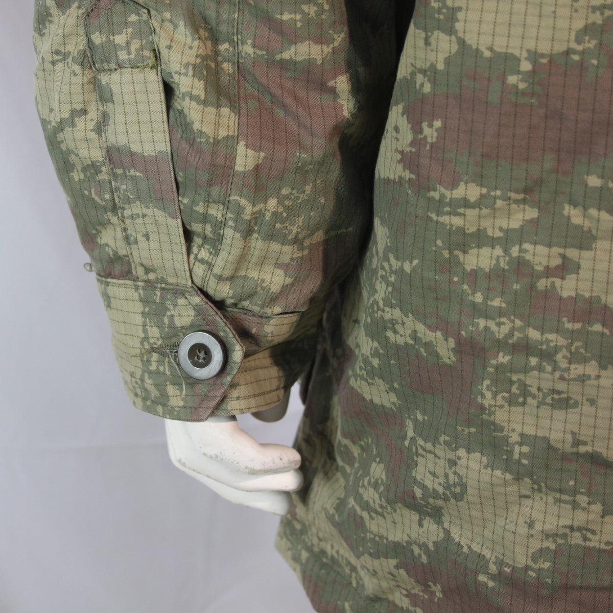 Genuine Surplus Turkish Army Camo Parka Fleece Lined Jacket 40-42" (3767)