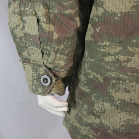 Genuine Surplus Turkish Army Camo Parka Fleece Lined Jacket 40-42" (3767)