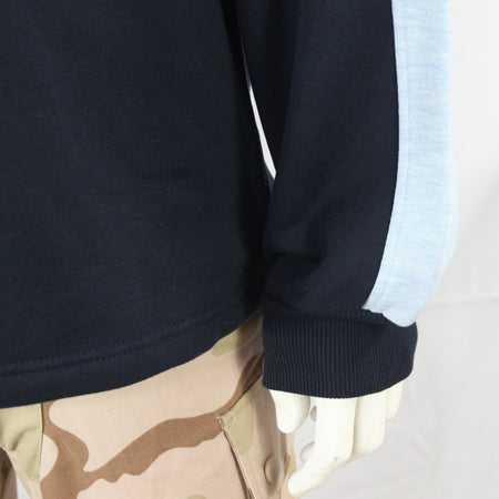 NEW Genuine Surplus Spanish Military Army V- Neck Sweatshirt Navy BLue (3253)