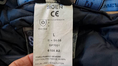 Icewear Ski Salopettes Padded Thermal Over Trousers Blue Cold Weather (2778)