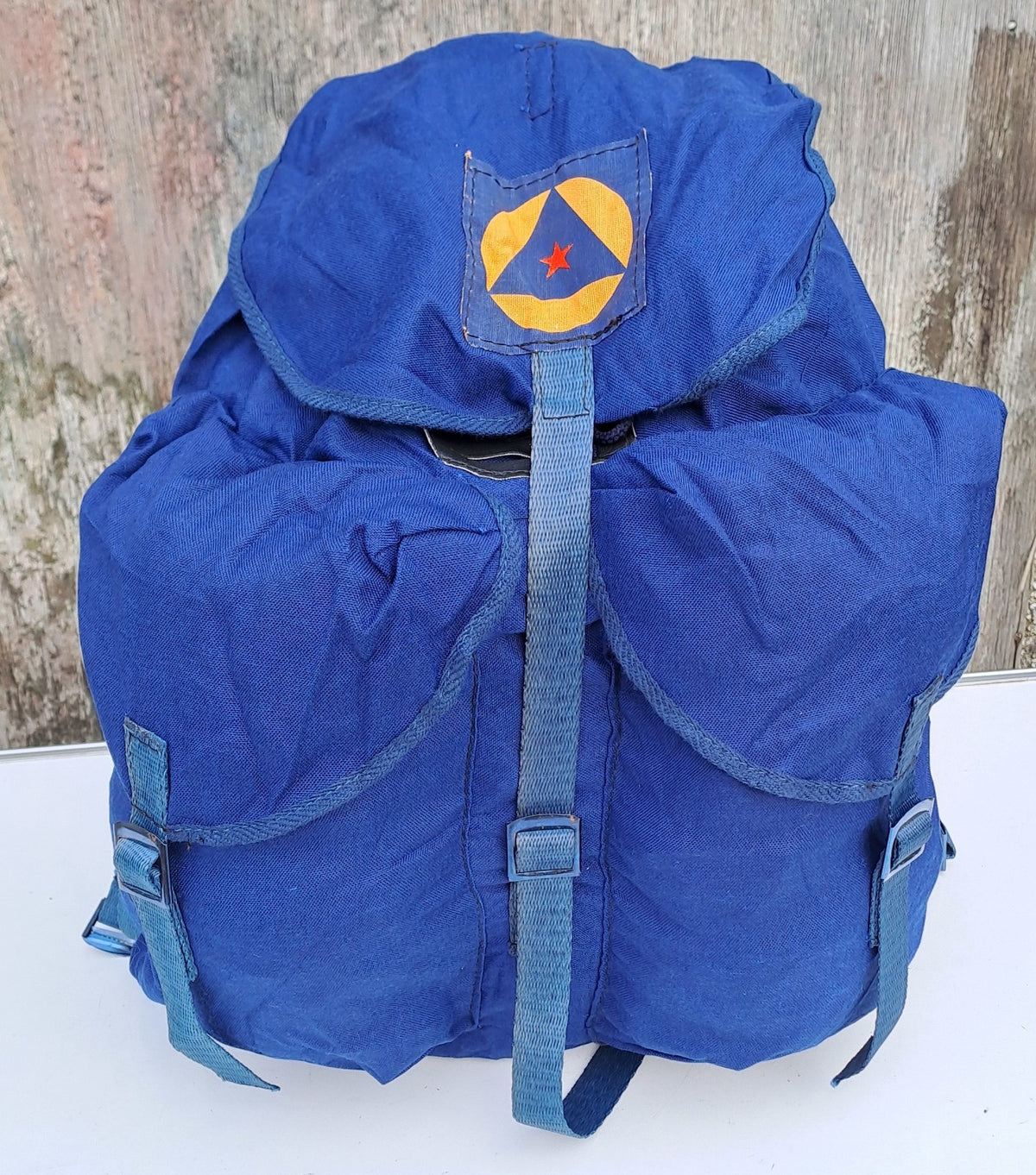 Genuine Surplus Yugoslavian Civil Defence Daysack Backpack Lightweight (3011)