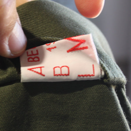 Genuine Surplus Belgian Army Working Dress Shirt Olive (4263)