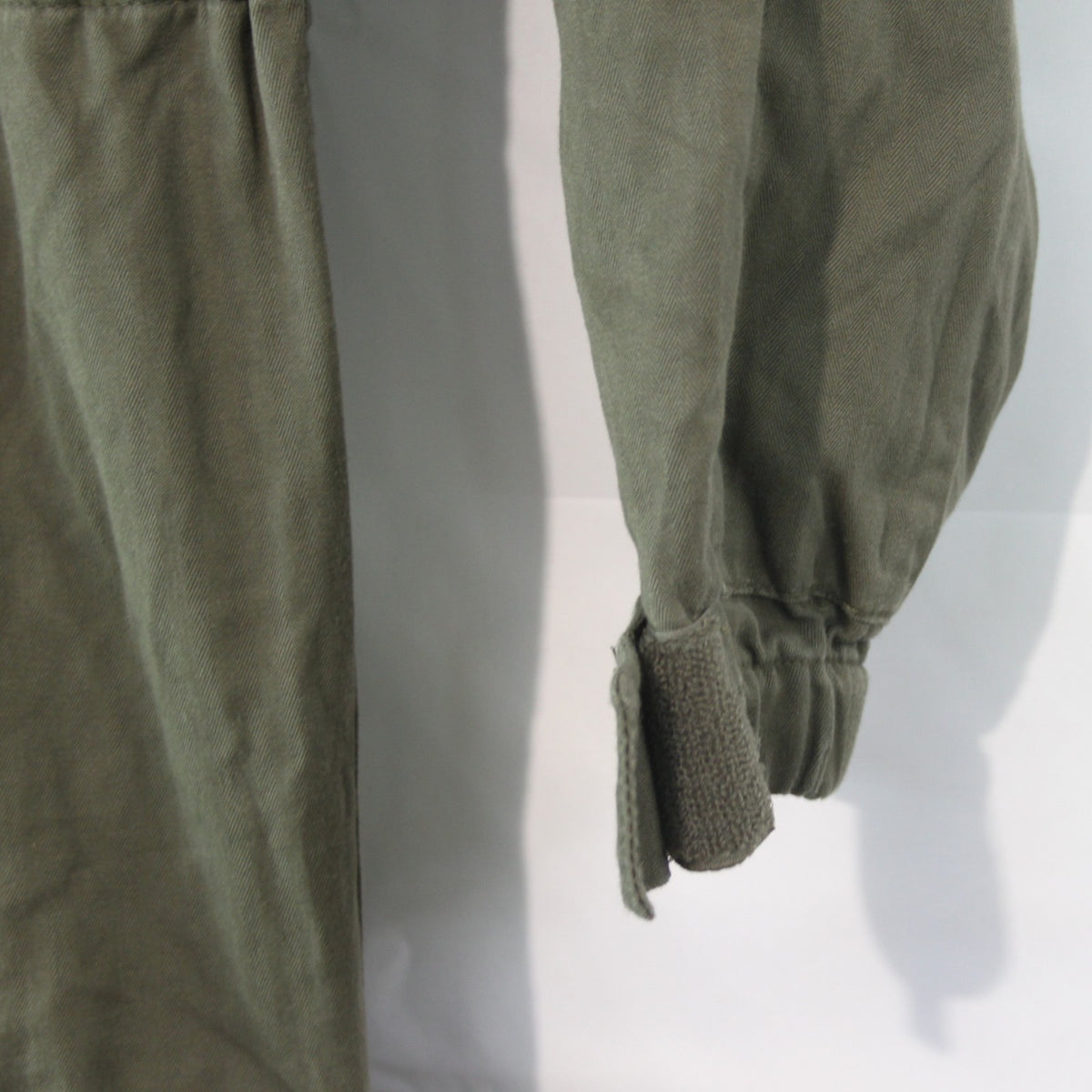 French Army AFV Coverall Olive Green Genuine Surplus 34-36" Chest Short (4177)
