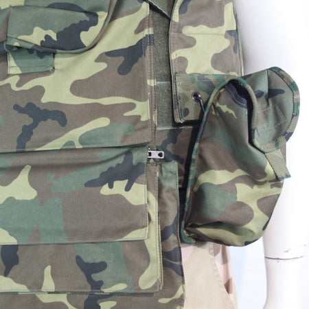 Spanish Military Body Armour Cover with Kevlar Genuine Surplus Camo Small 3968