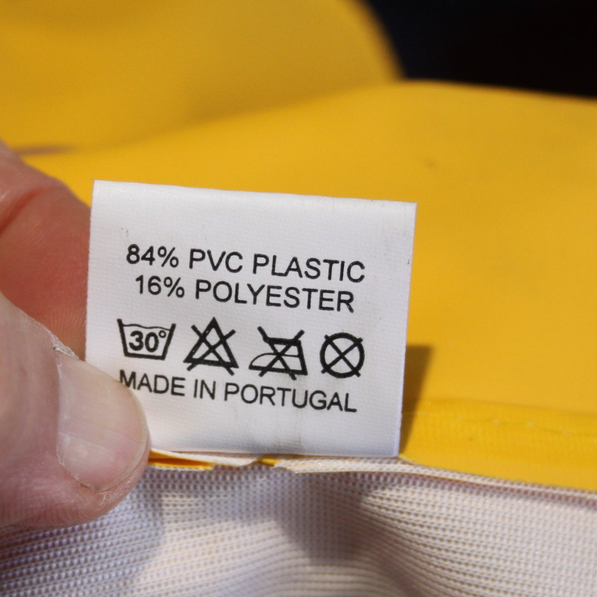 Waterproof Rubberised Rain Coat Jacket Yellow XL  (4179)