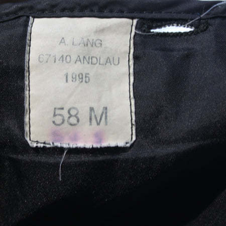 Genuine Surplus French Army Black Button In Jacket Liner Asymmetric 48" (3728)