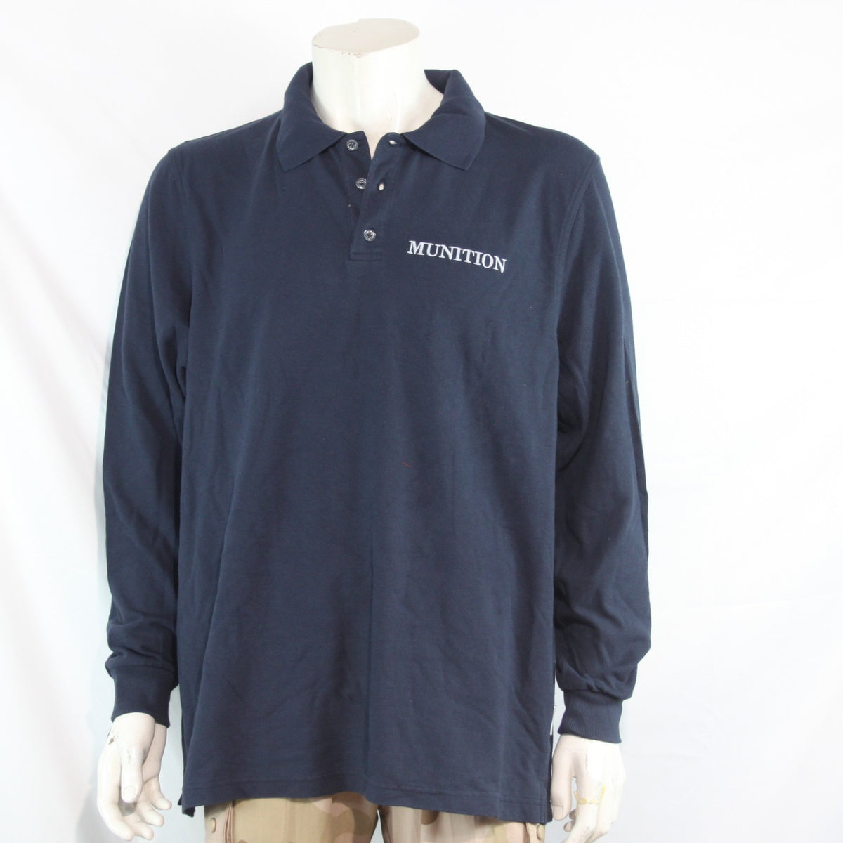 Genuine Surplus Austrian Army Munitions Polo Shirt Long SLeeve FR XL (4282)