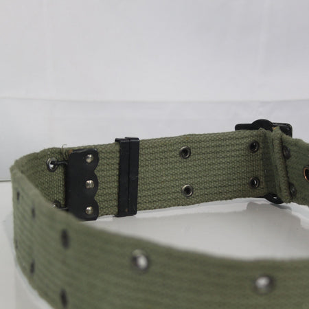 Genuine Surplus French Naval Navy Belt Webbing 32-40" Waist Olive (4093)