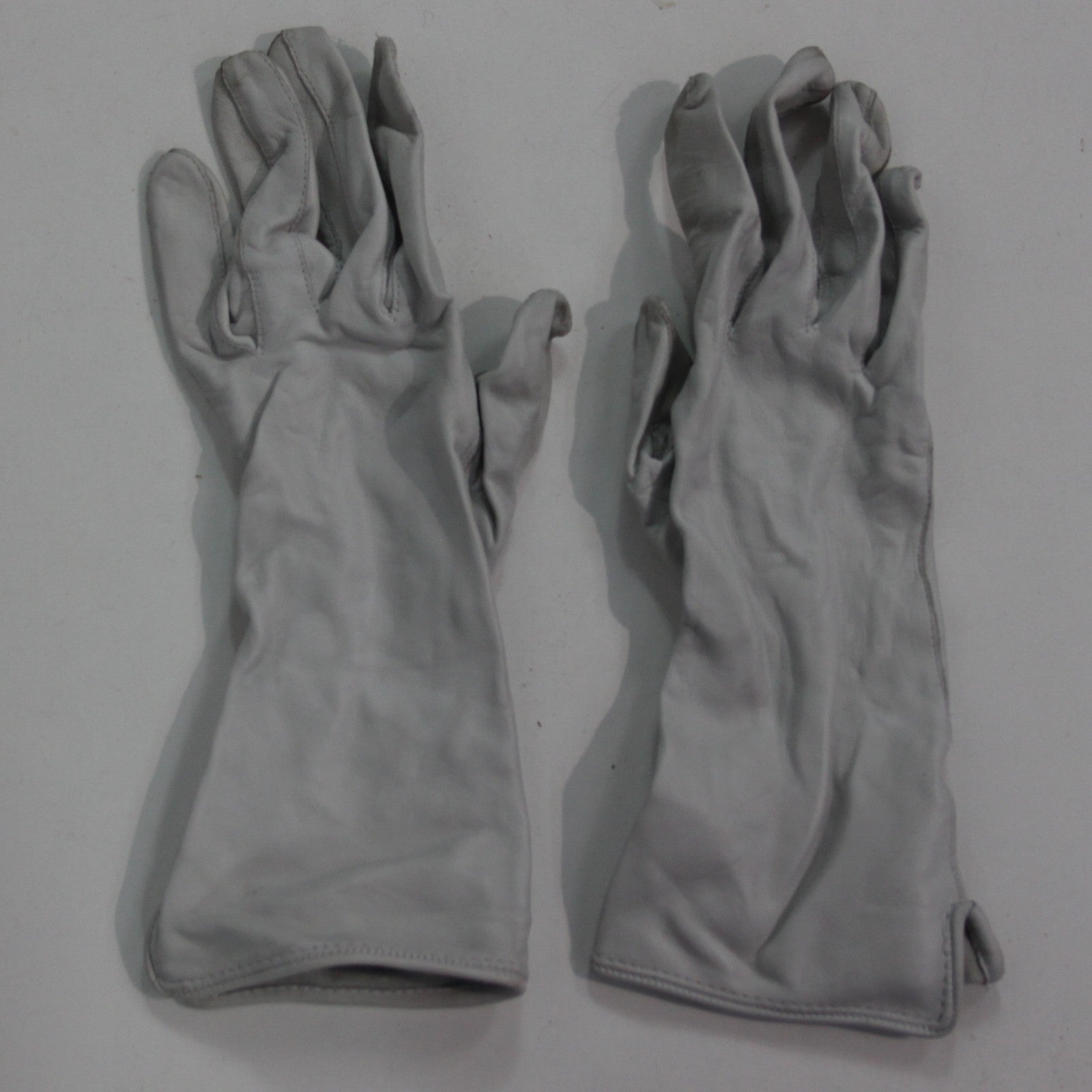 Genuine Surplus British RAF Airforce Flying Gloves Light Grey Size 7 (4344)