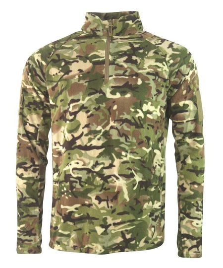Kombat Alpha Mid-Layer Fleece Top Jumper Sweater Tactical Military