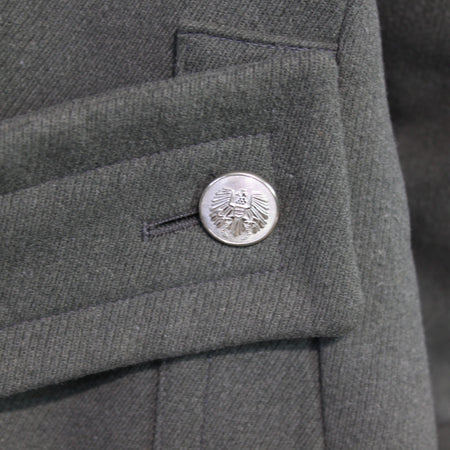 48-50" Austrian Army Officers Wool Greatcoat Genuine Surplus Overcoat Mens(3510)