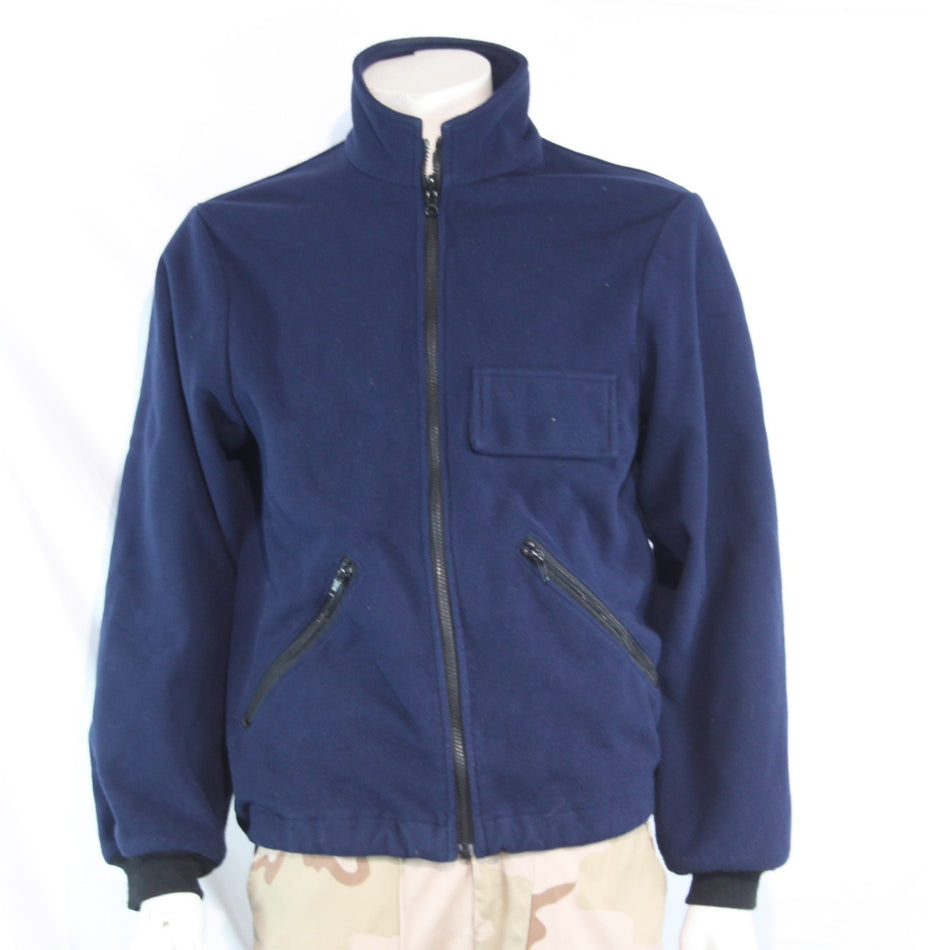 Genuine Surplus British Police Fleece Jacket Water Resistant navy  XS (4121)