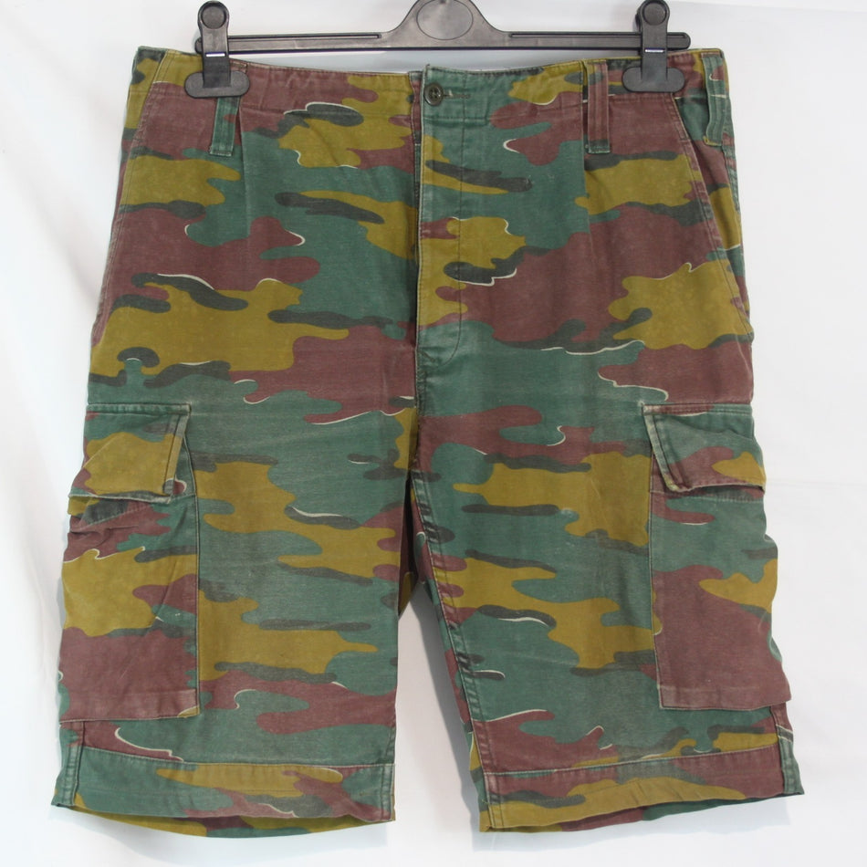 Genuine Surplus Belgian Jigsaw Camo Combat Shorts Cut-Offs 36" Waist (3670)