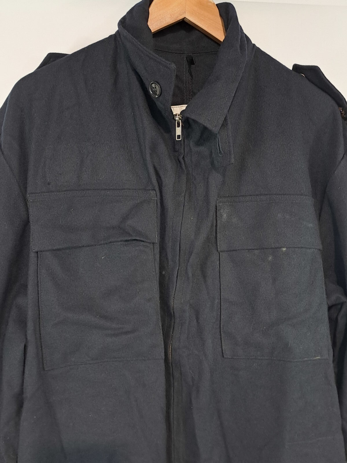 Genuine Surplus British Police Public Order Wool Overall Black 42-44"Ch (2567)