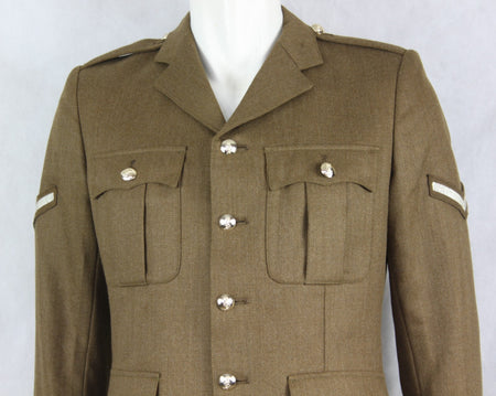 Genuine British Army Uniform Jacket Mens Dress Jacket Tan All Sizes Grade 2