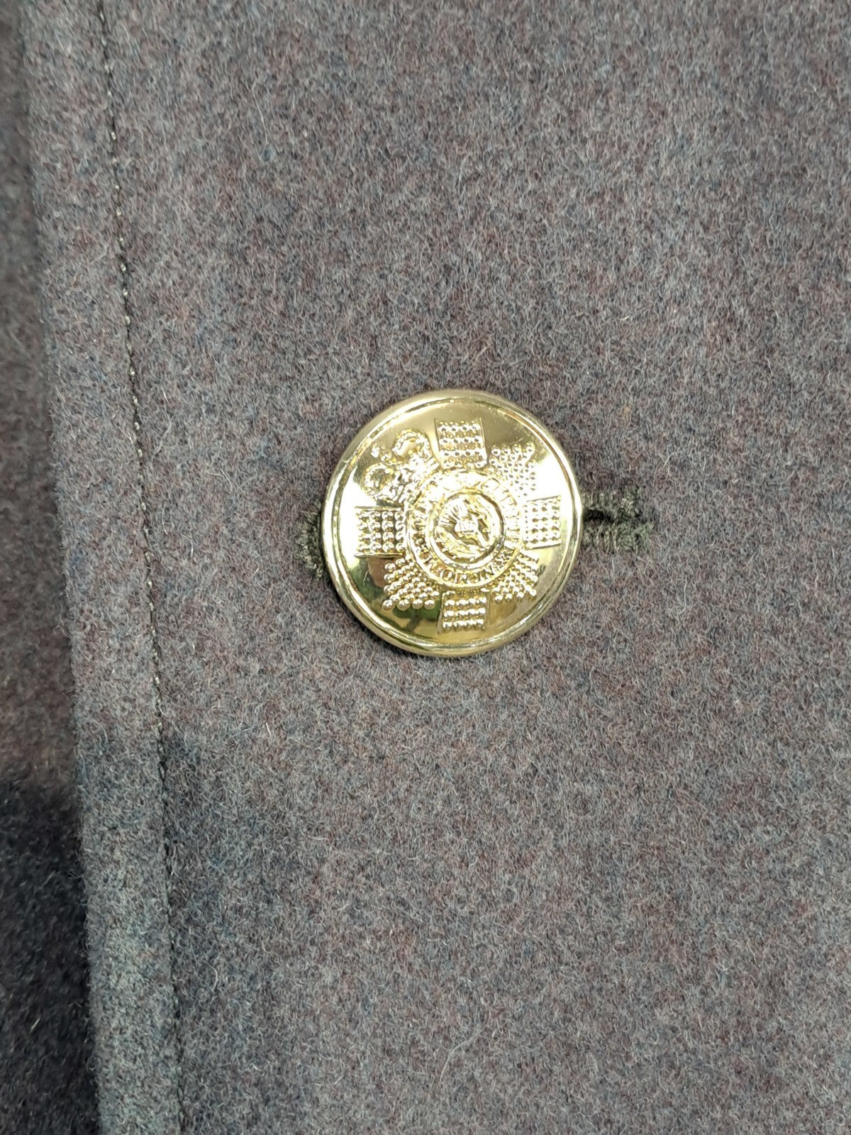 Genuine Surplus Army Coldstream Guards Wool Greatcoat 34" Chest (2544)